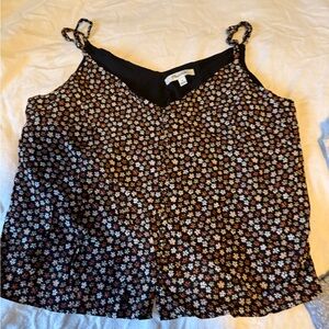Madewell Black Floral Camisole